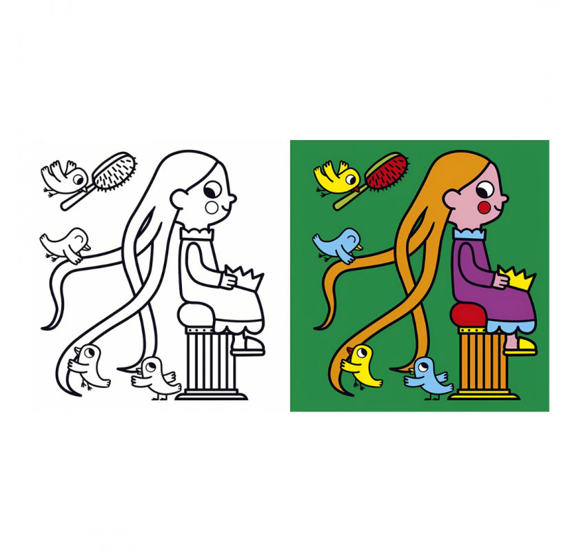 100 Images les Princesses À Colorier! | Edunova Maroc