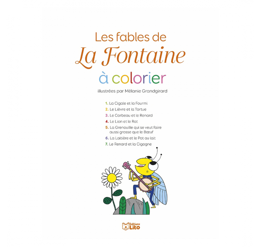 Coloriage : les Fables de la Fontaine | Edunova Maroc