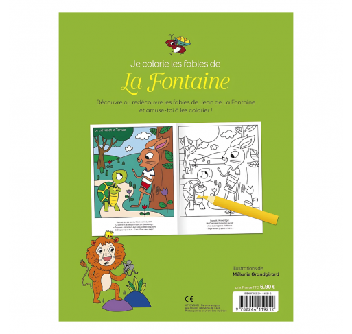 Coloriage : les Fables de la Fontaine | Edunova Maroc