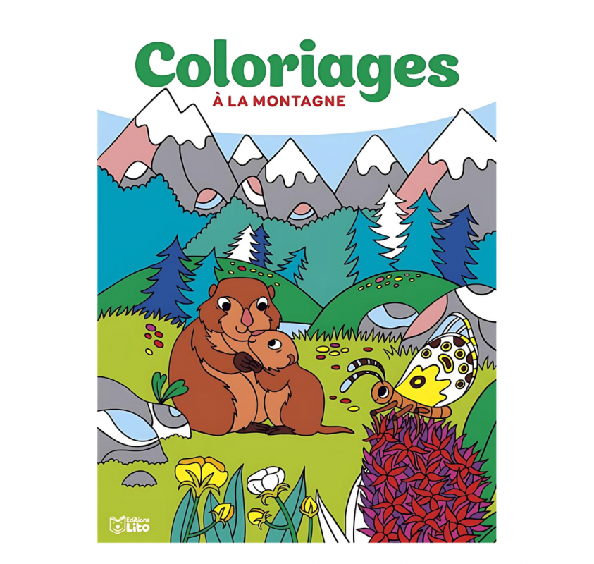 Coloriages : À la Montagne - Livres et histoires | Edunova