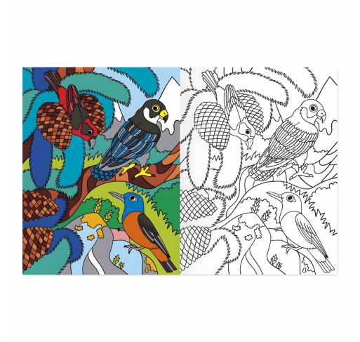 Coloriages : À la Montagne | Edunova Maroc
