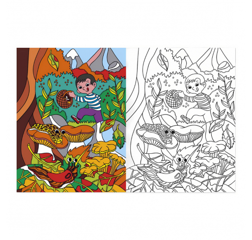 Coloriages : À la Montagne | Edunova Maroc