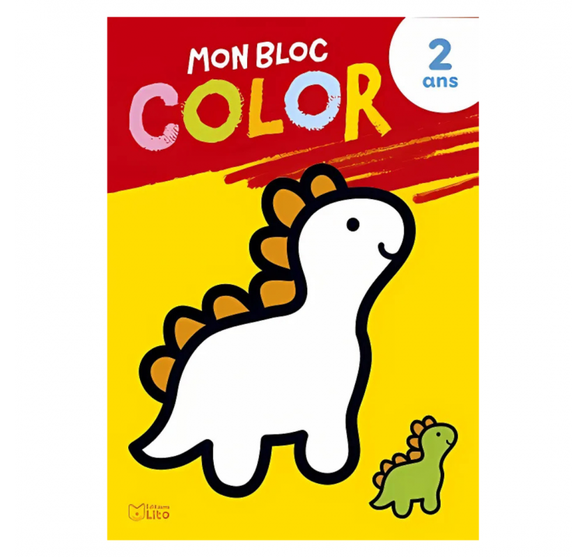 Mon Bloc Color : le Dinosaure - Livres et histoires | Edunova
