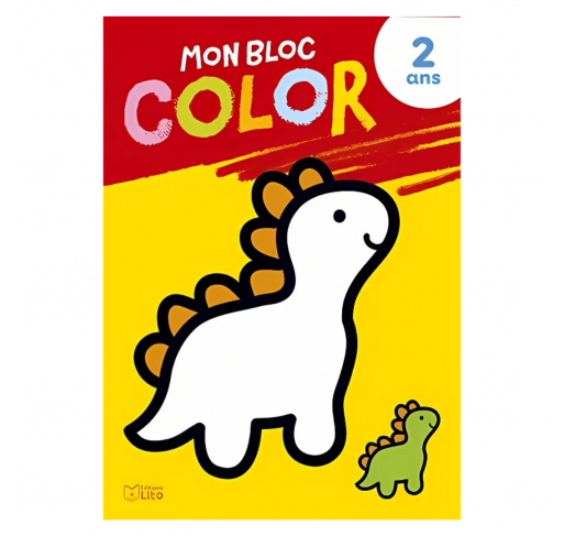 Mon Bloc Color : le Dinosaure - Livres et histoires | Edunova