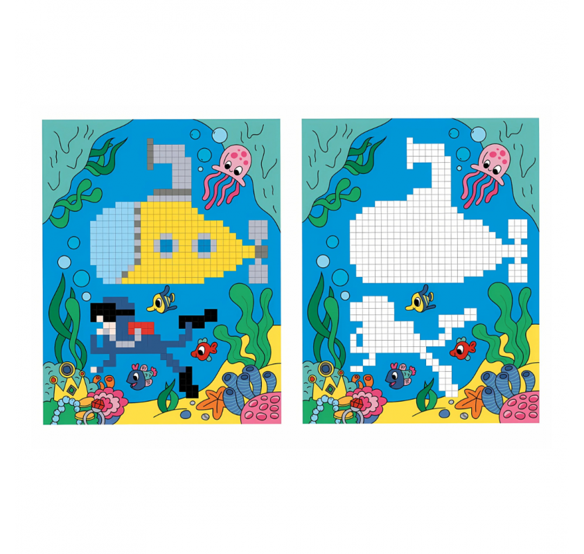 Coloriages Pixels : les Véhicules | Edunova Maroc
