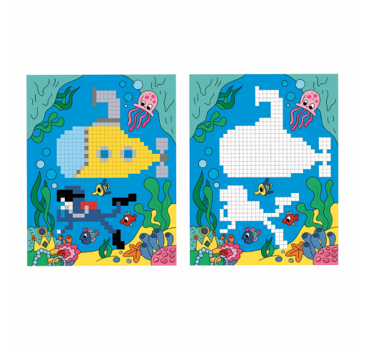 Coloriages Pixels : les Véhicules | Edunova Maroc
