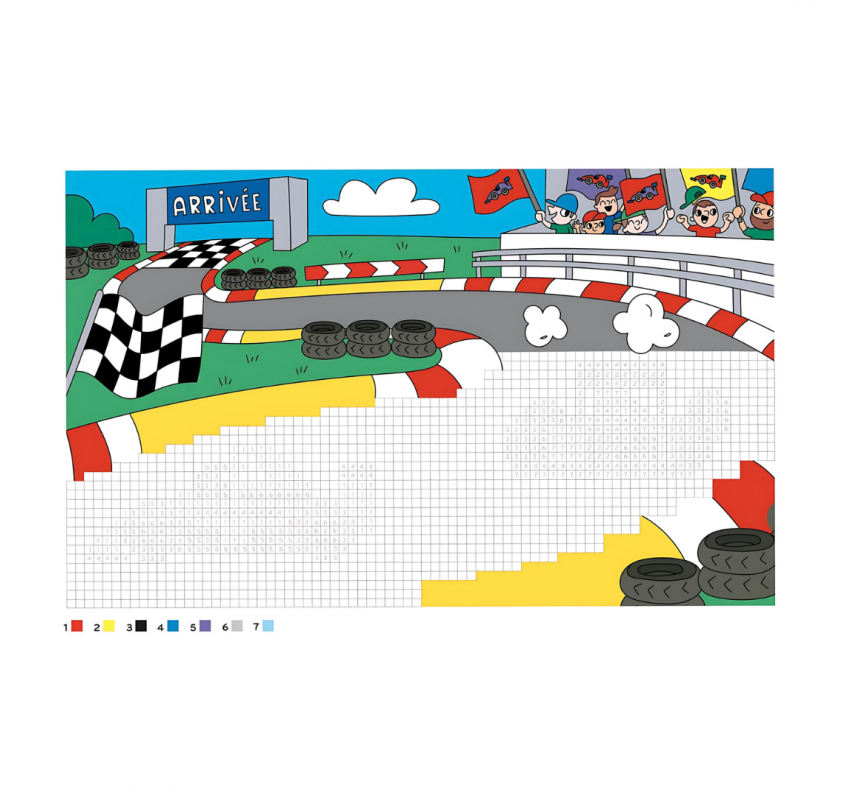 Coloriages Pixels : les Véhicules | Edunova Maroc