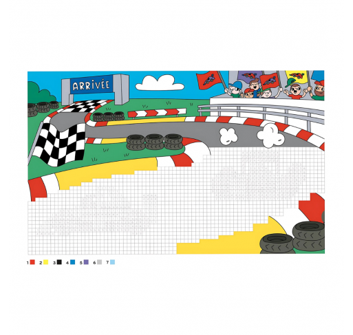 Coloriages Pixels : les Véhicules | Edunova Maroc