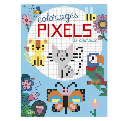 Coloriages Pixels : les Animaux - Livres et histoires | Edunova