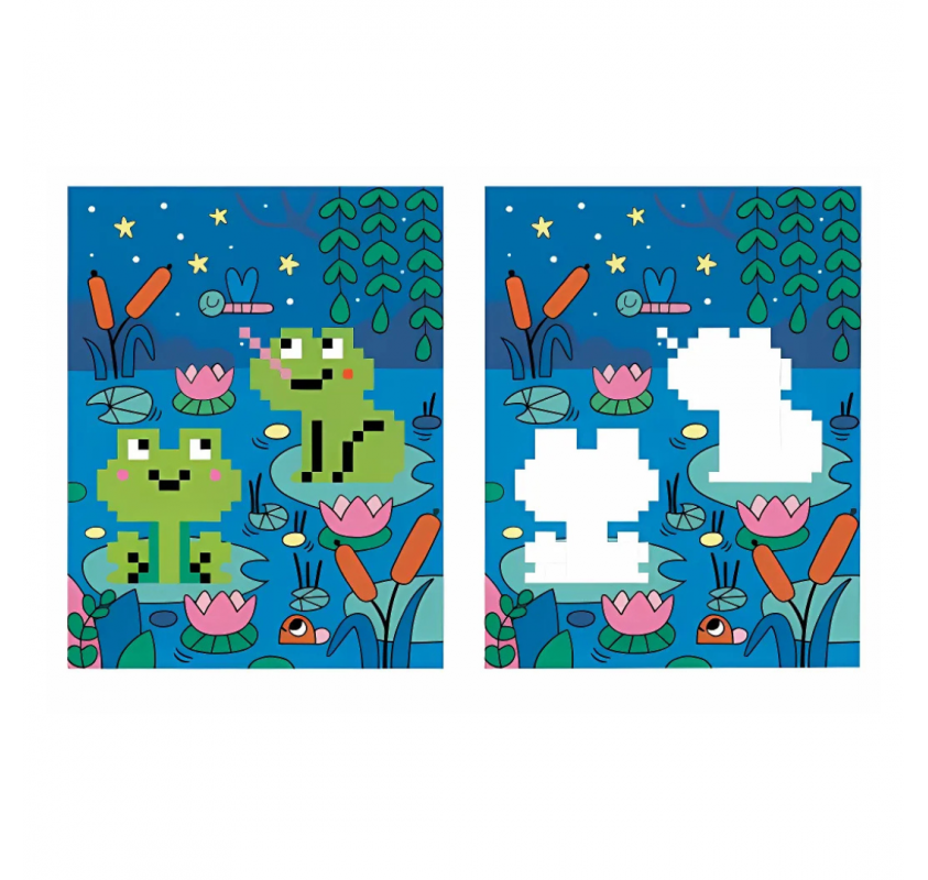 Coloriages Pixels : les Animaux | Edunova Maroc