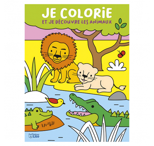Je Colorie et Je Découvre : les Animaux Dès 5 Ans - Livres et histoires | Edunova