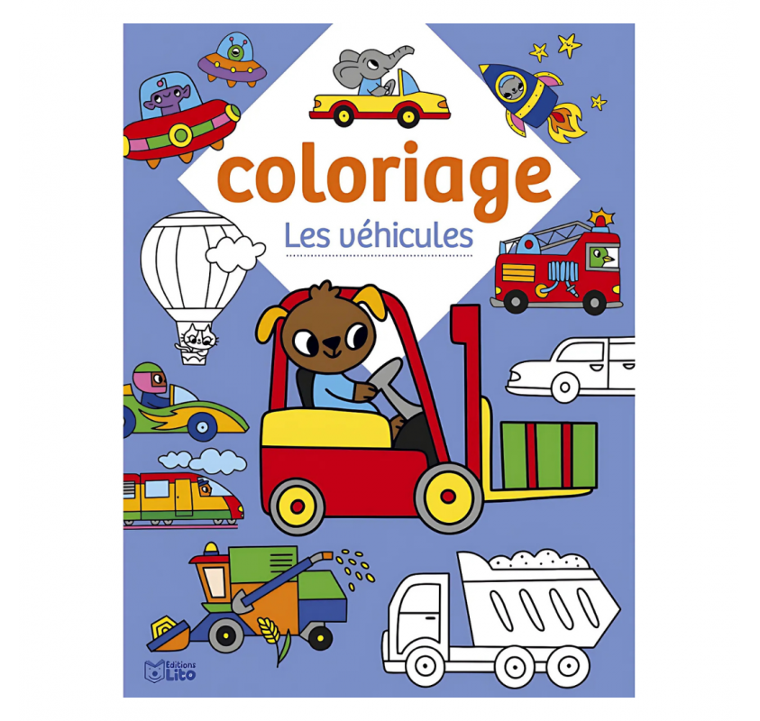 Coloriage : les Véhicules - Livres et histoires | Edunova