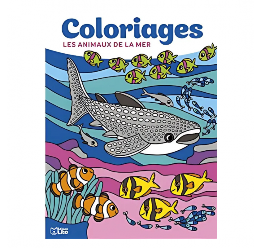 Coloriages : les Animaux de la Mer - Livres et histoires | Edunova