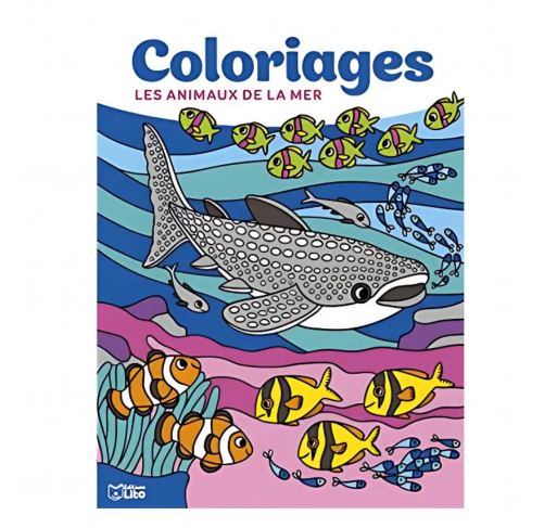 Coloriages : les Animaux de la Mer - Livres et histoires | Edunova