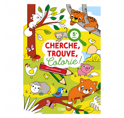 Cherche, Trouve, Colorie ! les Animaux Dès 5 Ans - Livres et histoires | Edunova