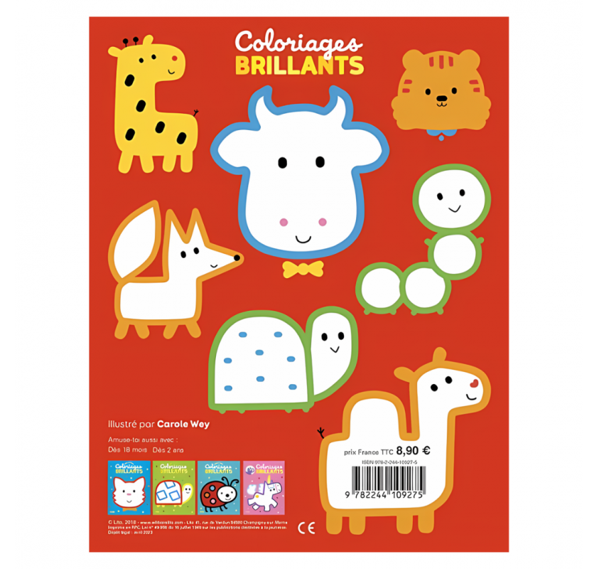 Coloriages Brillants : Ours | Edunova Maroc