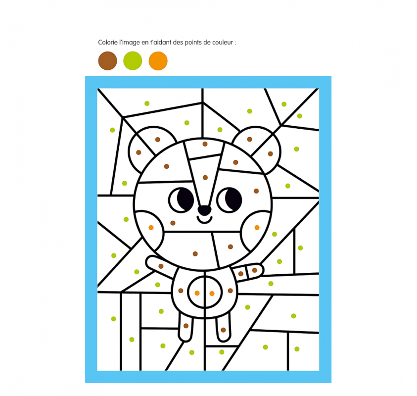 Coloriages Surprise avec les Couleurs | Edunova Maroc