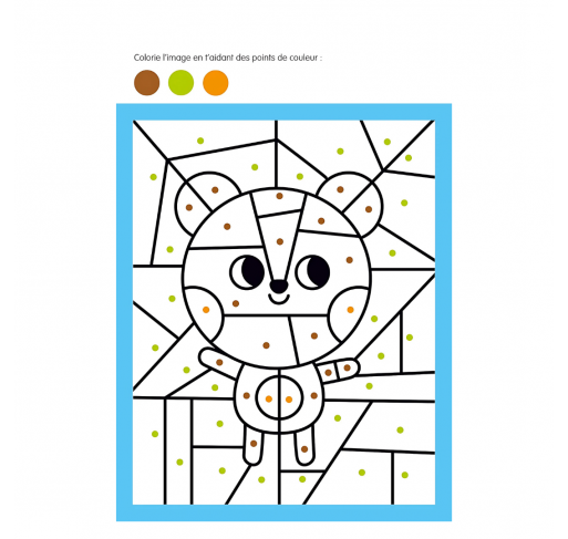 Coloriages Surprise avec les Couleurs | Edunova Maroc