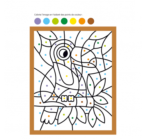 Coloriages Surprise avec les Couleurs | Edunova Maroc