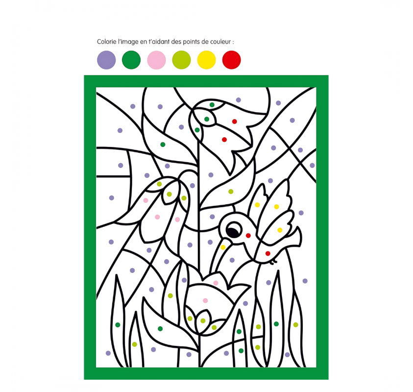 Coloriages Surprise avec les Couleurs | Edunova Maroc