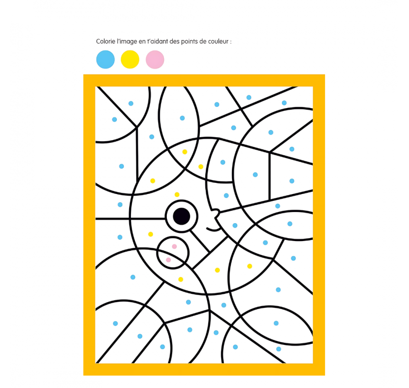 Coloriages Surprise avec les Couleurs | Edunova Maroc