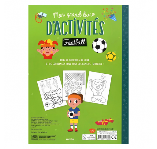 Mon Grand Livre D'activité Football | Edunova Maroc