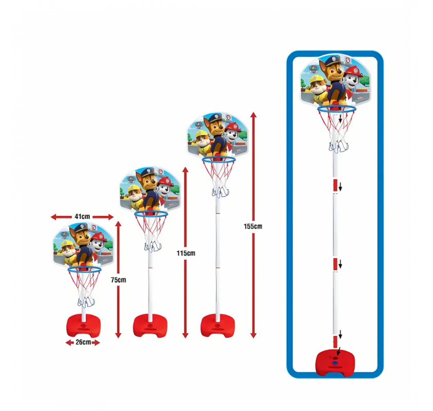 Panier de Basket Réglable Paw Patrol | Edunova Maroc