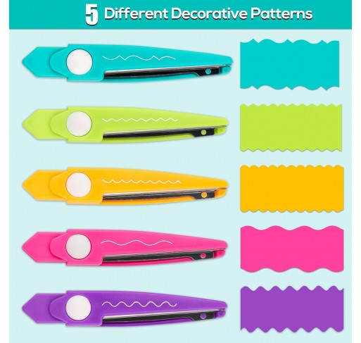 Ciseaux pour Loisirs Creatifs 5 Lames Interchangeables |...
