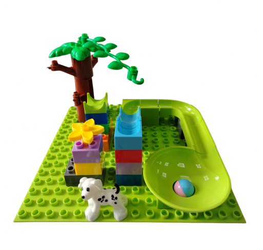 Circuit de Blocks de Construction – avec Arbre et Planche - Jeux éducatifs | Edunova