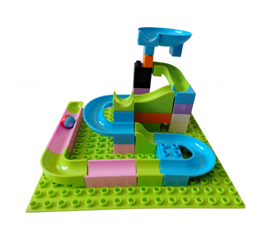 Circuit de Blocks de Construction – avec Pistes et Planche - Jeux éducatifs | Edunova