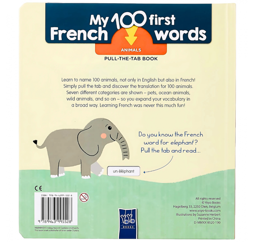 Les 100 First French Ans English Words - les Animaux |...