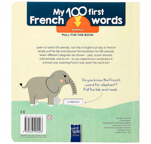 Les 100 First French Ans English Words - les Animaux |...