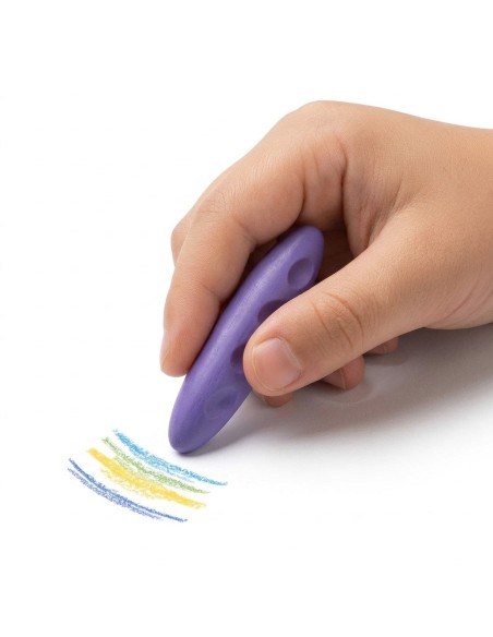24 Crayons de Cire Cacahuète Lavables | Edunova