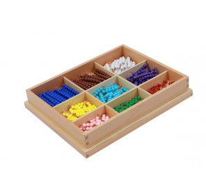 Boite de perles pour échiquier