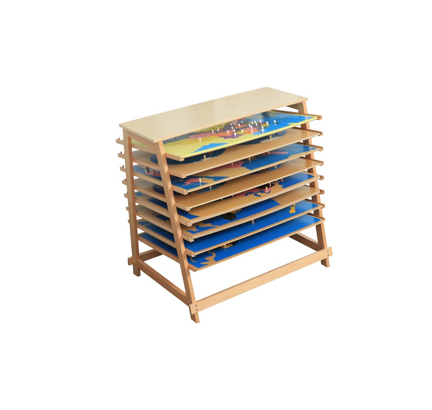 Cabinet pour Puzzles Cartes Géographie | Edunova Maroc