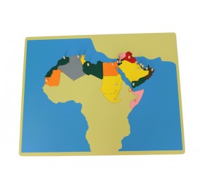 PUZZLE CARTE MONDE ARABE EN...