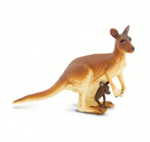 Kangourou et son bébé