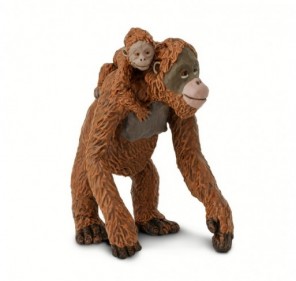 Orang-outan et son bébé