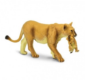Lionne et son bébé