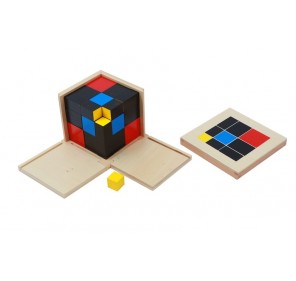 Cube du trinôme (en hêtre)