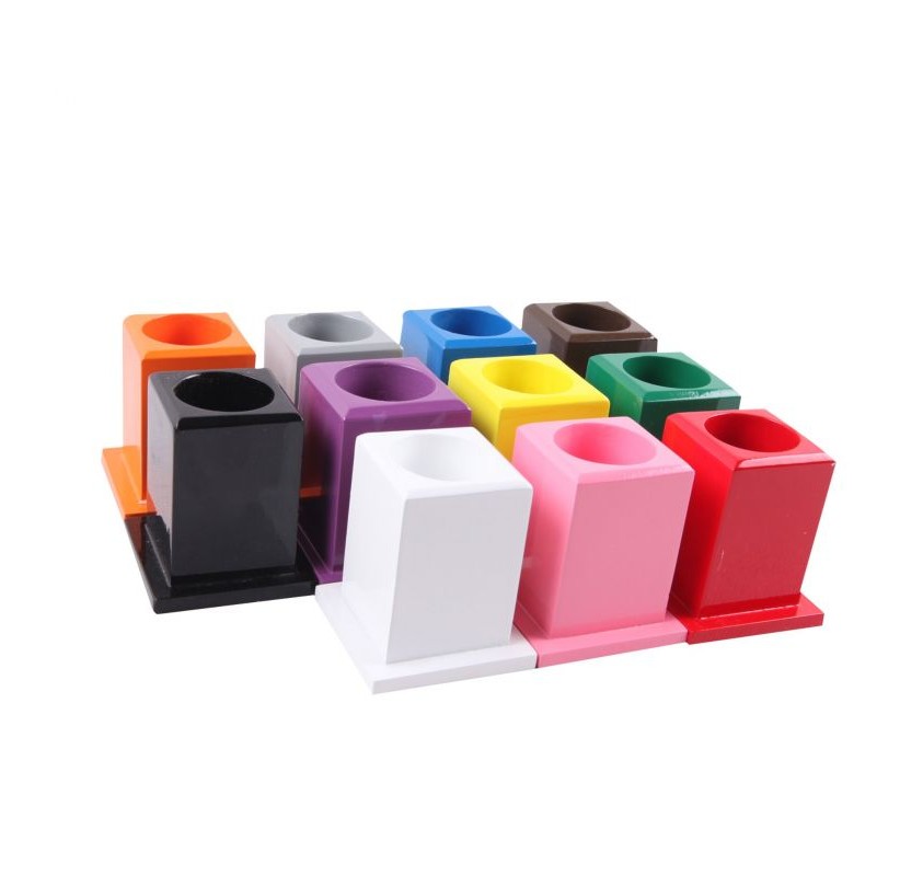 11 Pots À Crayons Base Carrée | Edunova Maroc