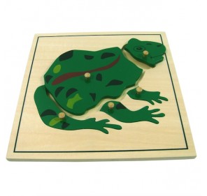 Puzzle grenouille