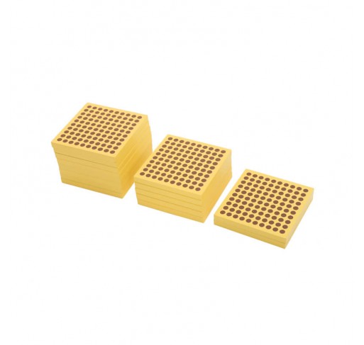 45 Carrés de 100 en Bois | Edunova Maroc