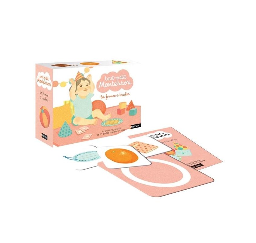 Les Formes À Toucher "tout-petit Montessori | Edunova Maroc