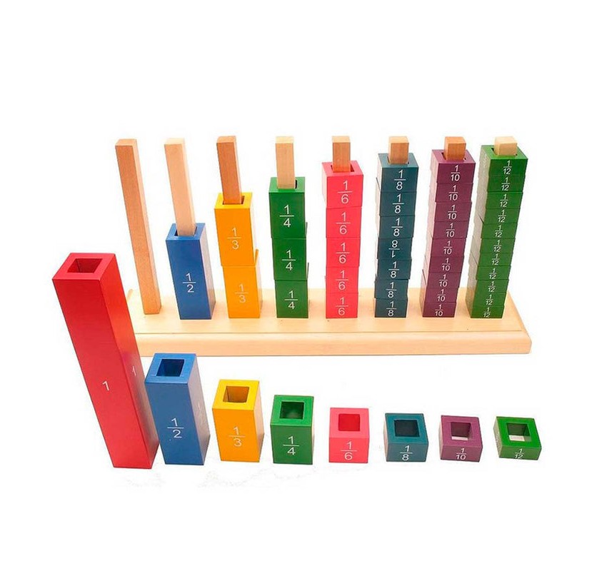 Barres des Fractions (en Hêtre) | Edunova Maroc