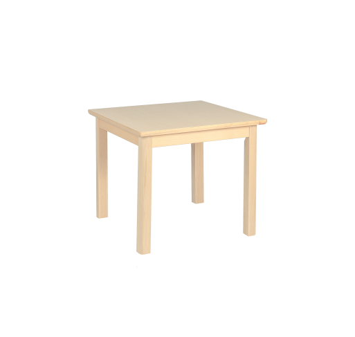 Table Carrée Élégance C1 - Jaune - Matériel Montessori | Edunova