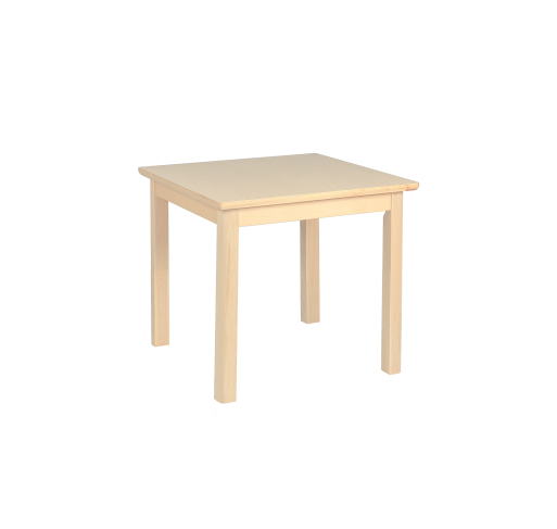 Table Carrée Élégance C3 - Rouge - Matériel Montessori | Edunova