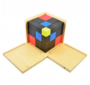 Cube du trinôme (en hêtre)