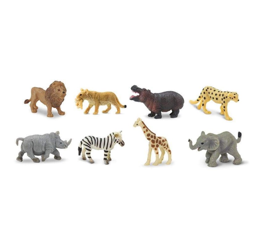 Mini Figurines Animaux de la Savane | Edunova Maroc