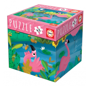 Puzzle 48 pièces "Flamant...